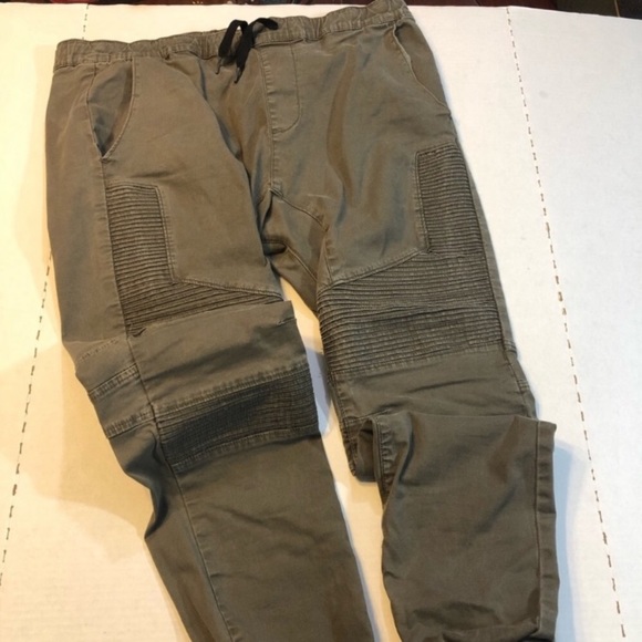 PacSun Olive Green Joggers large - Picture 2 of 9